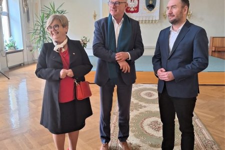 Wizyta w Przemyślu  Tomasza Szymańskiego Wiceministra Spraw Wewnętrznych i Administracji.